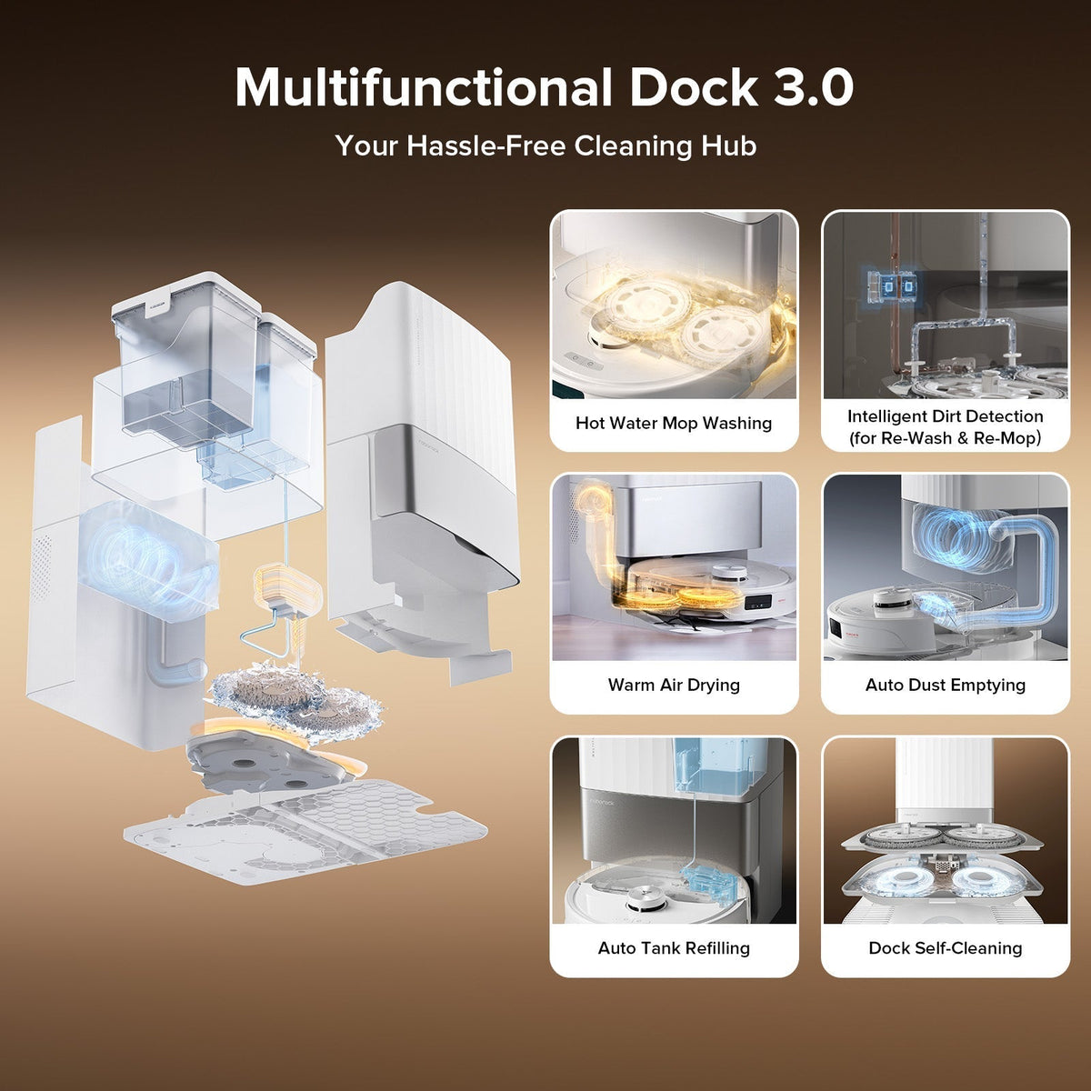 "Refurbished – Like New Condition" Roborock Qrevo Master Robot Vacuum with Multifunctional Dock 3.0