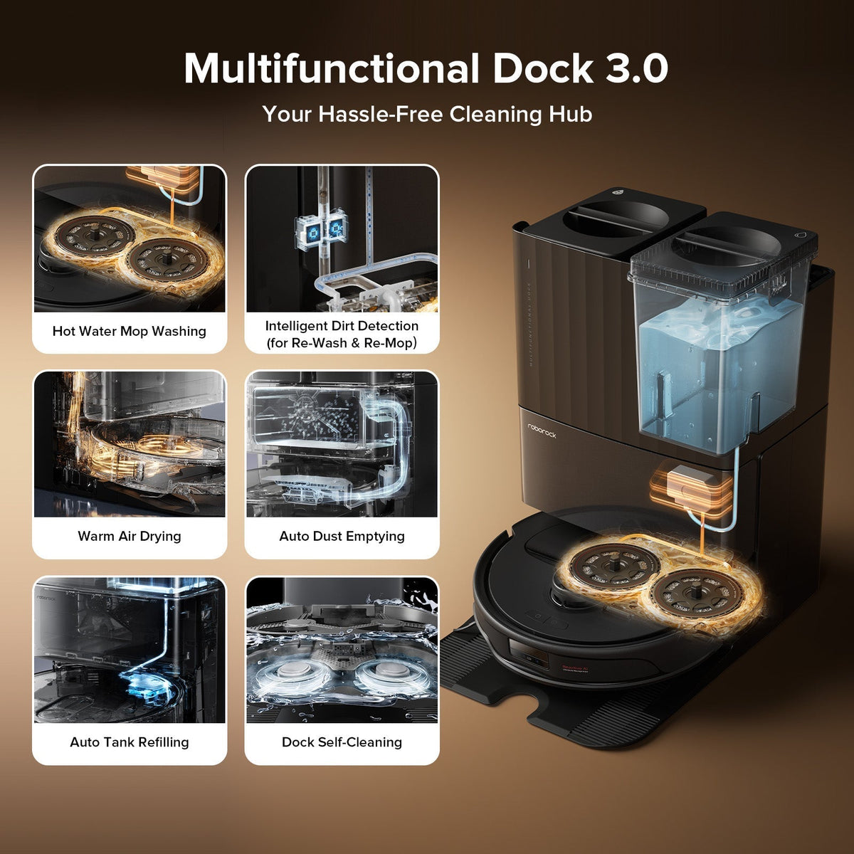 "Refurbished – Like New Condition" Roborock Qrevo Master Robot Vacuum with Multifunctional Dock 3.0