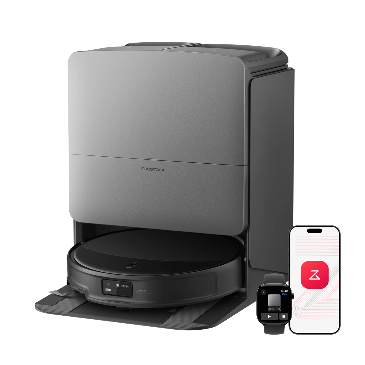 Roborock Saros 20 – AdaptiLift™ Chassis 3.0 for Smooth Threshold Crossing, Powered by 36,000 Pa Suction