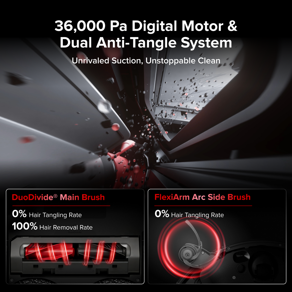 Roborock Saros 20 – AdaptiLift™ Chassis 3.0 for Smooth Threshold Crossing, Powered by 36,000 Pa Suction