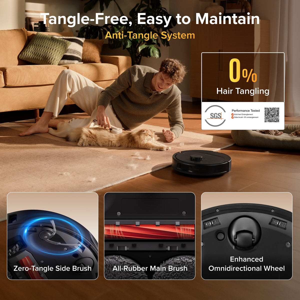 Roborock Qrevo S Pro Robot Vacuum and Mop - 18,500 Pa Suction & Multifunctional Dock