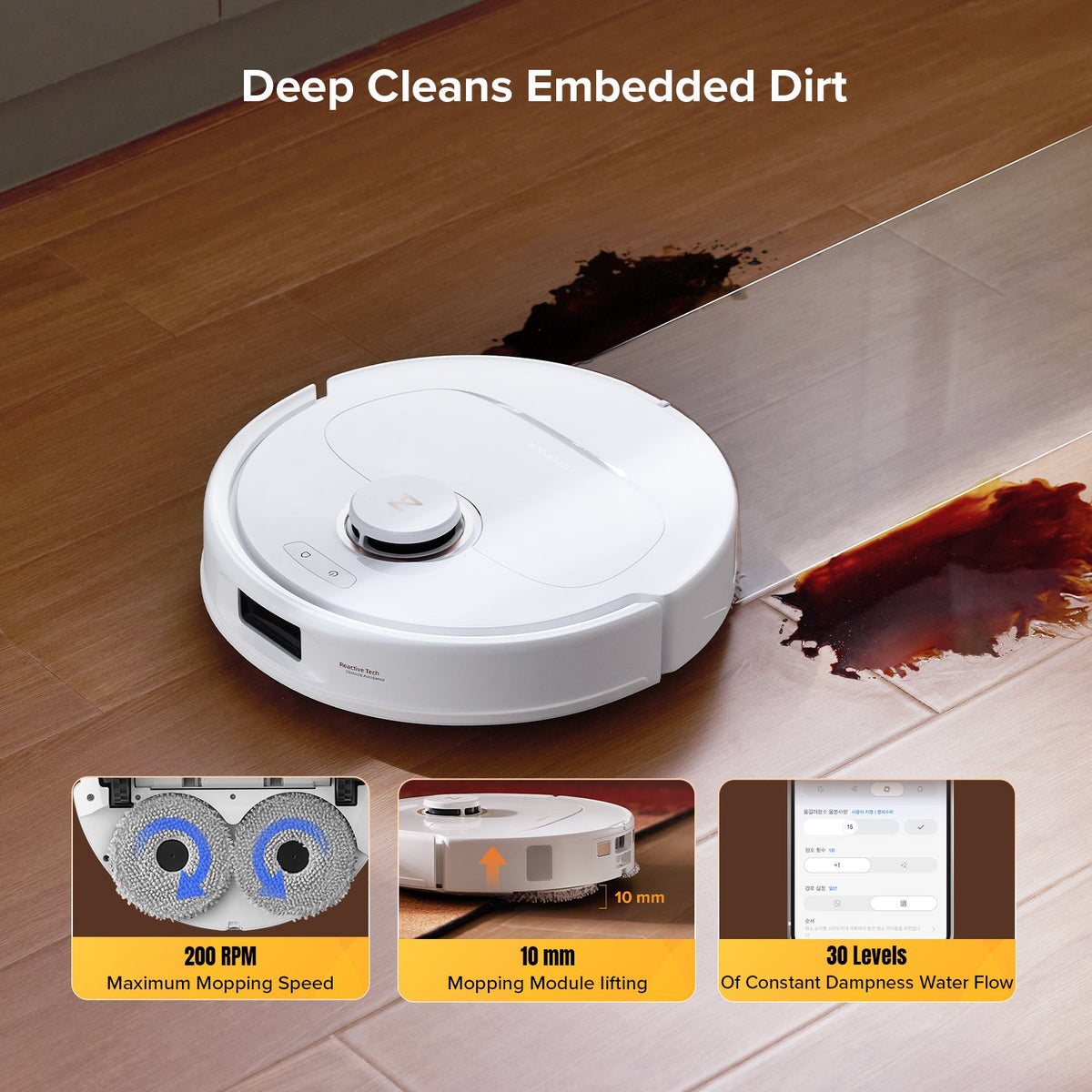 Roborock Qrevo S5V Robot Vacuum with Multifunctional Dock