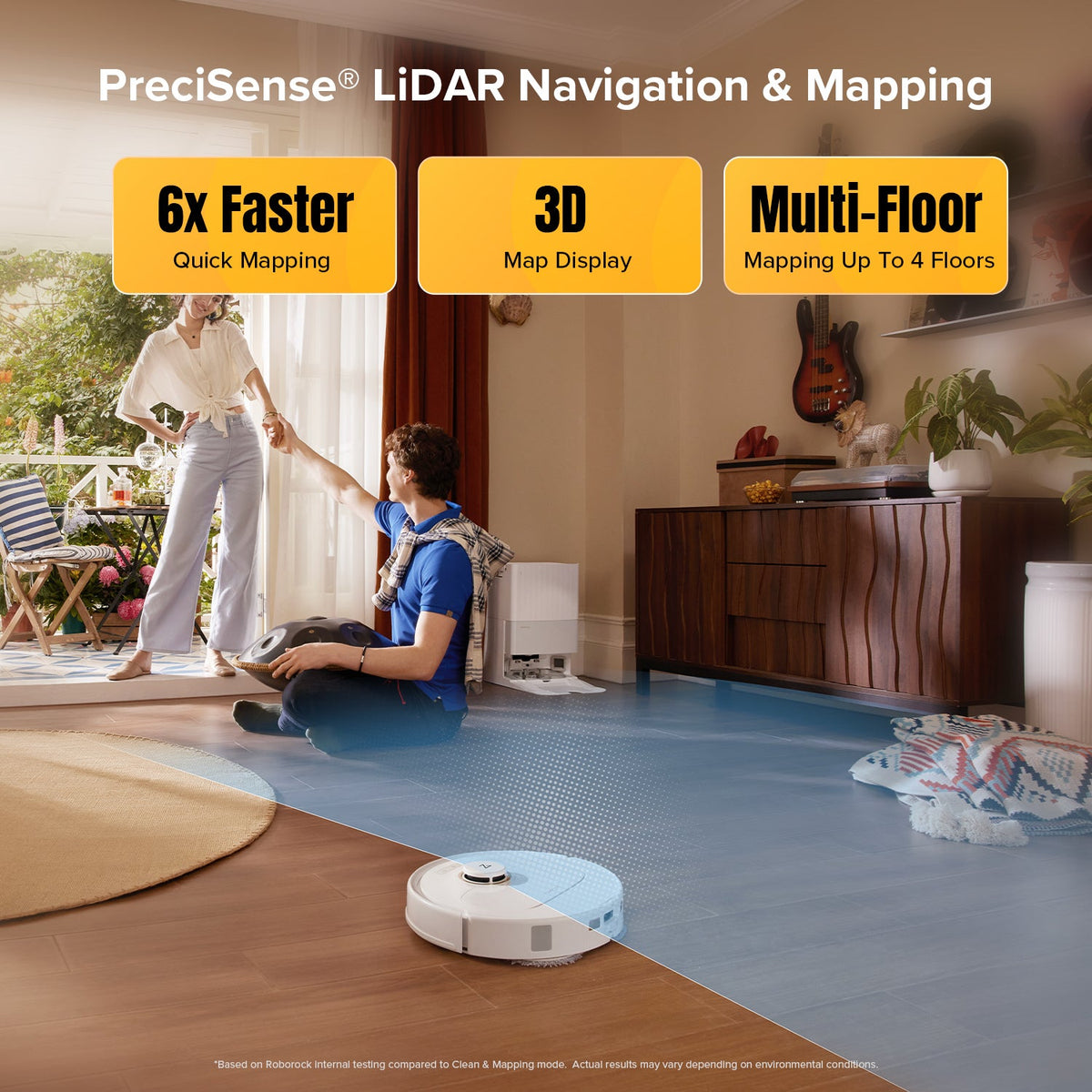 Roborock Qrevo S5V Robot Vacuum with Multifunctional Dock