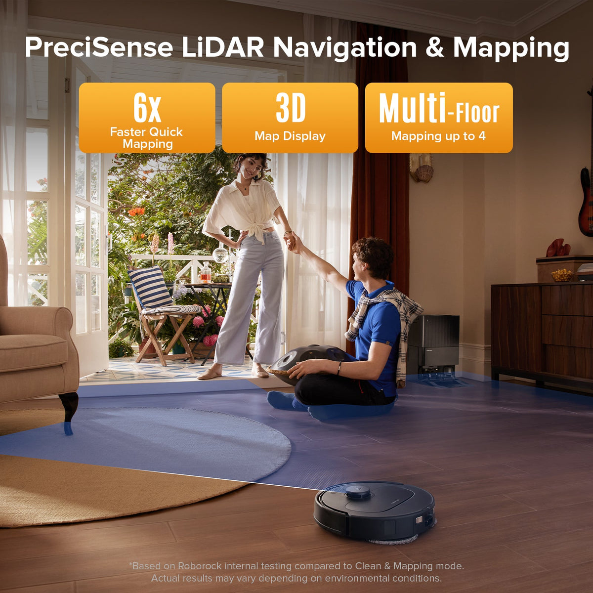 Roborock QV 35S Robot Vacuum with Multifunctional Dock-Upgraded from Qrevo S