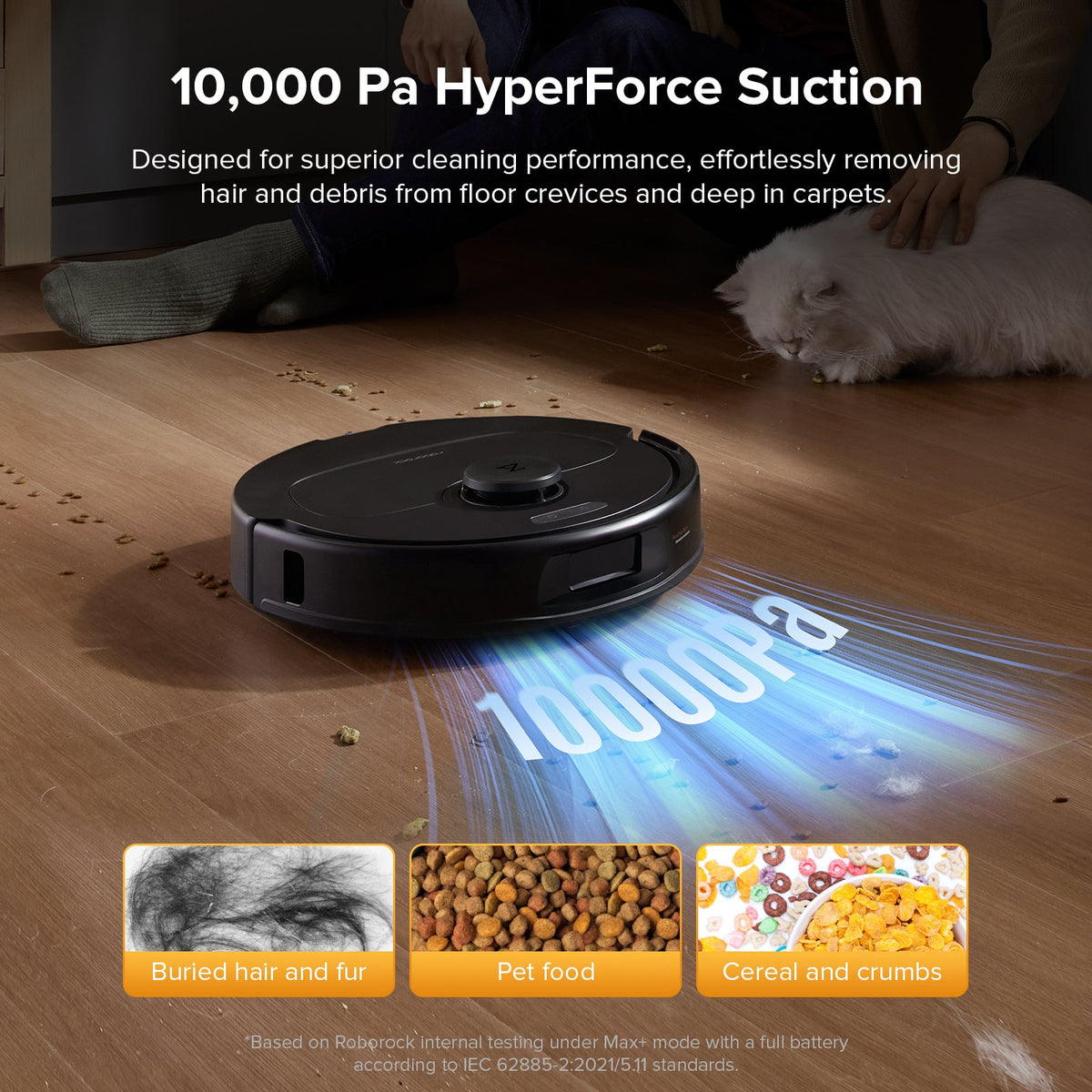 Roborock QV 35S Robot Vacuum with Multifunctional Dock-Upgraded from Qrevo S
