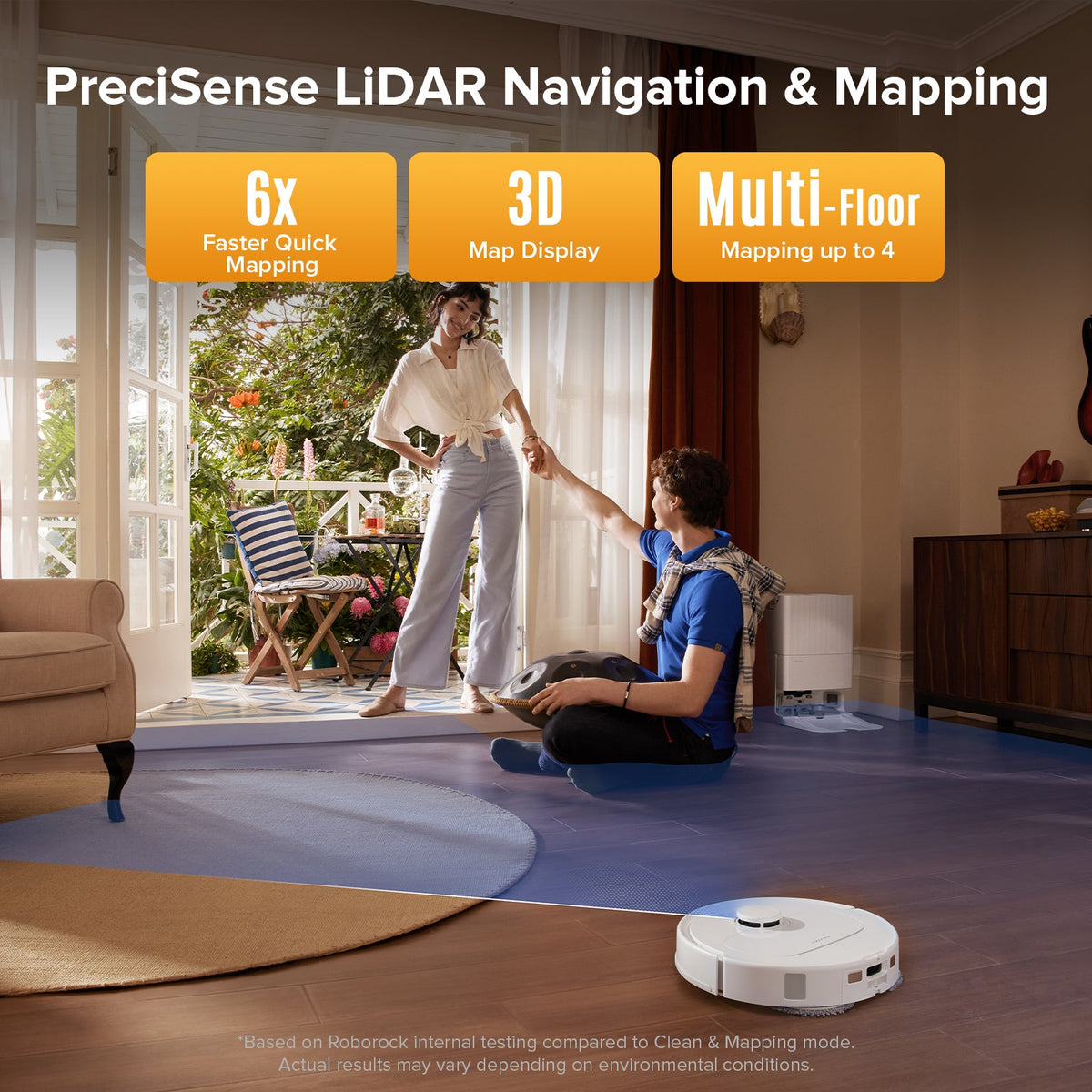 Roborock QV 35S Robot Vacuum with Multifunctional Dock-Upgraded from Qrevo S
