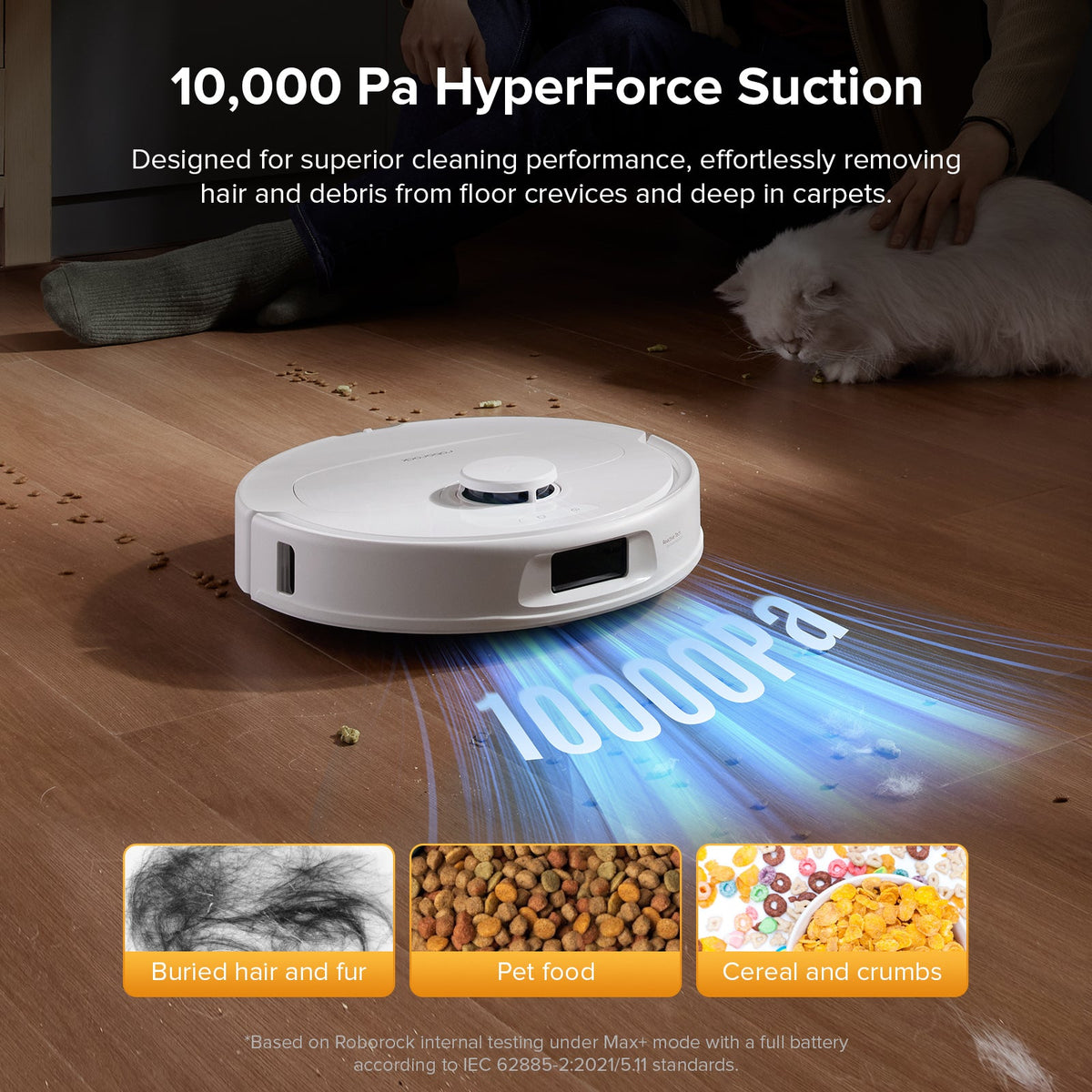 Roborock QV 35S Robot Vacuum with Multifunctional Dock-Upgraded from Qrevo S