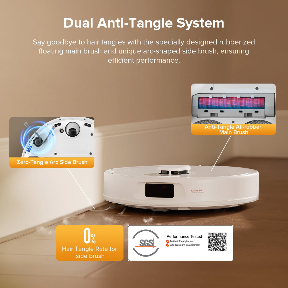 Roborock QV 35S Robot Vacuum with Multifunctional Dock-Upgraded from Qrevo S