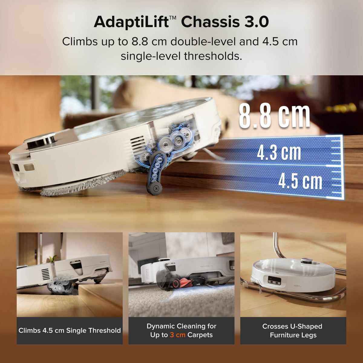 Roborock Saros 20 Neo Robot Vacuum and Mop with Hot Water Mopping & Intelligent Dock