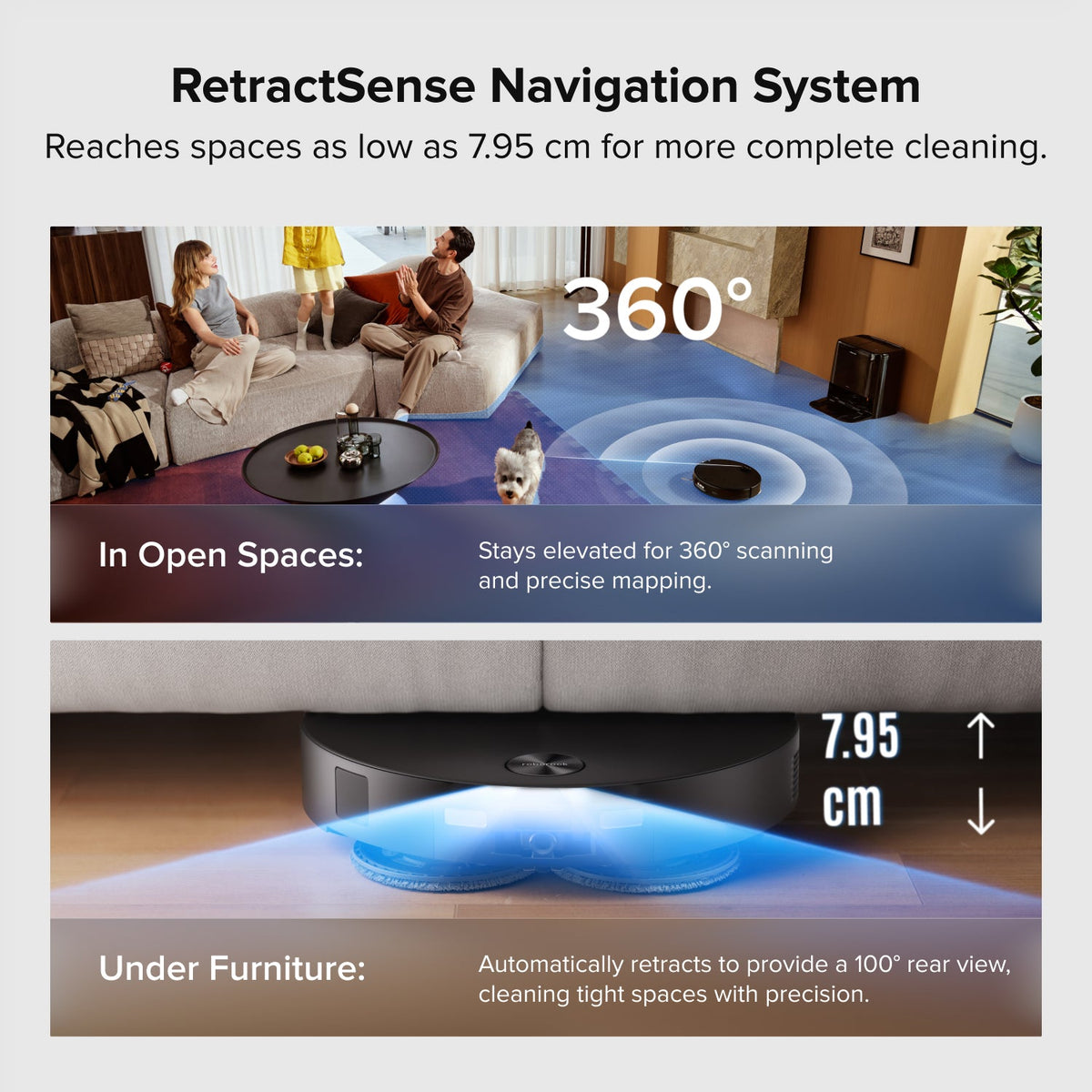 Roborock Saros 20 Neo Robot Vacuum and Mop with Hot Water Mopping & Intelligent Dock