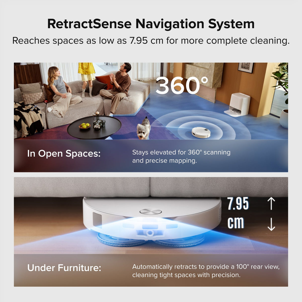 Roborock Saros 20 Neo Robot Vacuum and Mop with Hot Water Mopping & Intelligent Dock