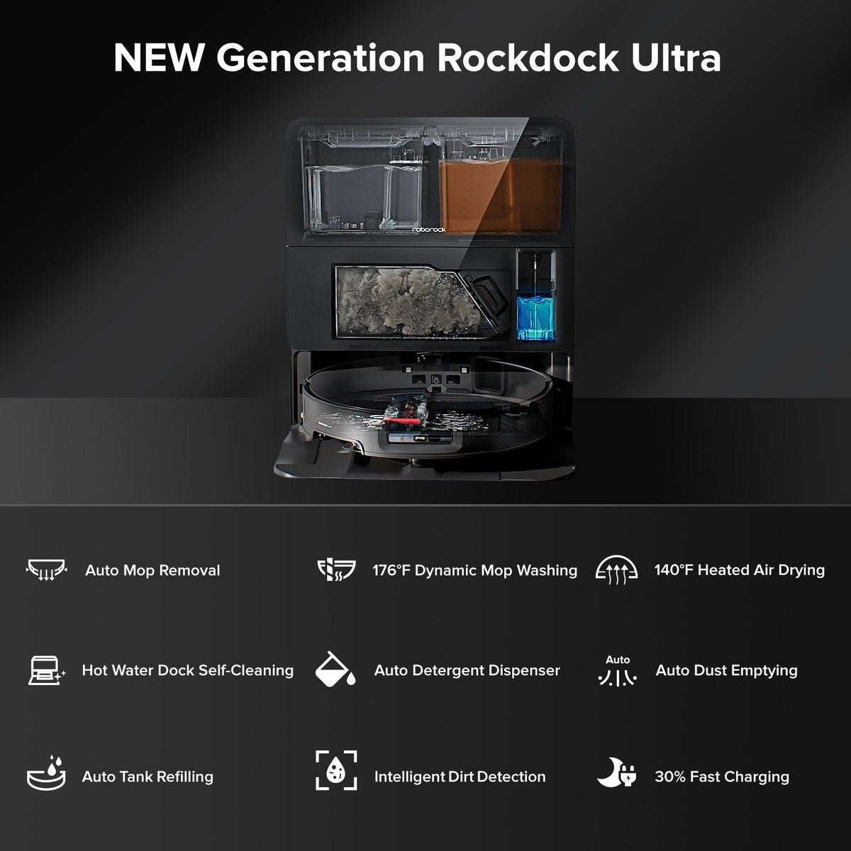 Roborock Saros 10 Robot Vacuum with Dual Anti-tangle System-Upgraded from S8 MaxV Ultra