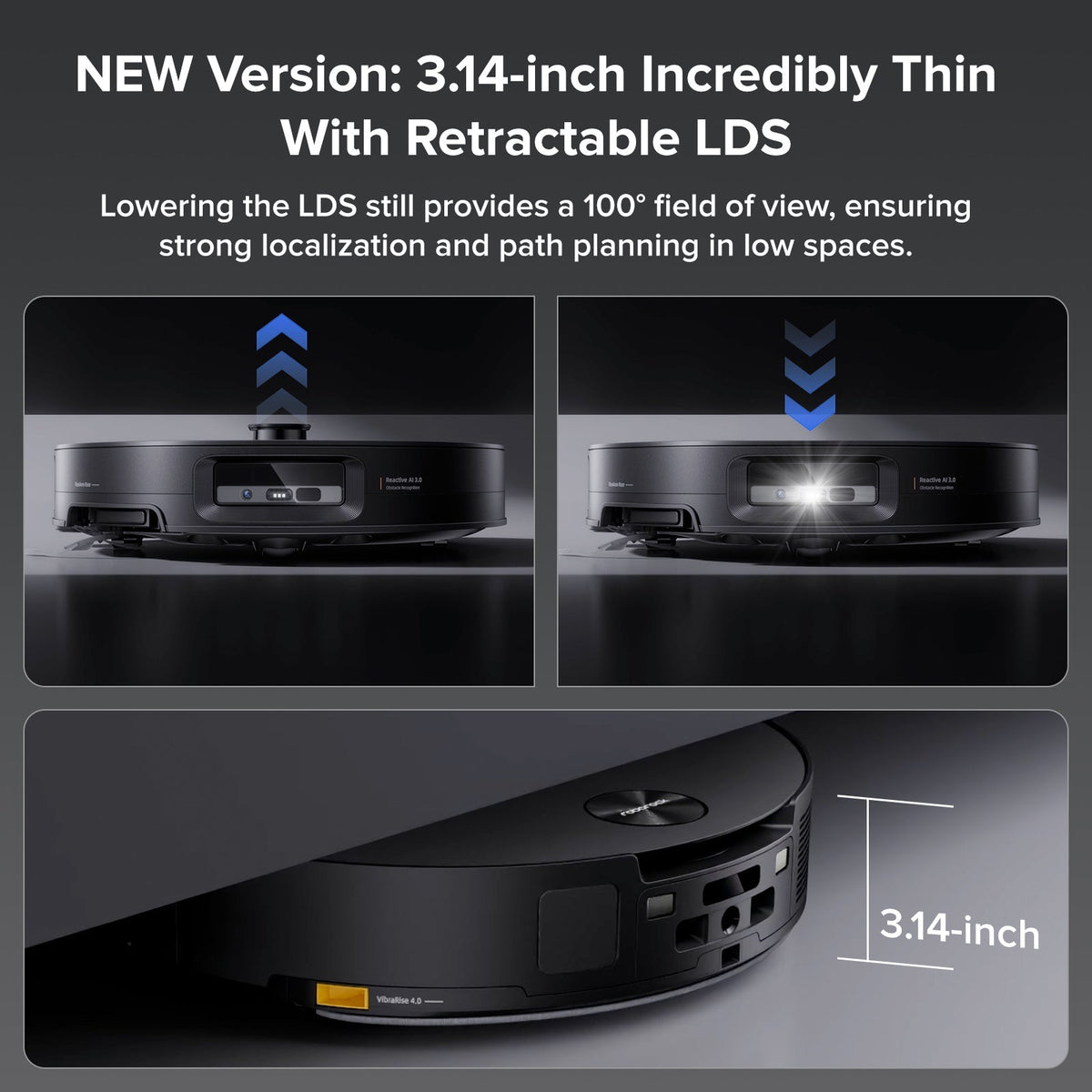 Roborock Saros 10 Robot Vacuum with Dual Anti-tangle System-Upgraded from S8 MaxV Ultra