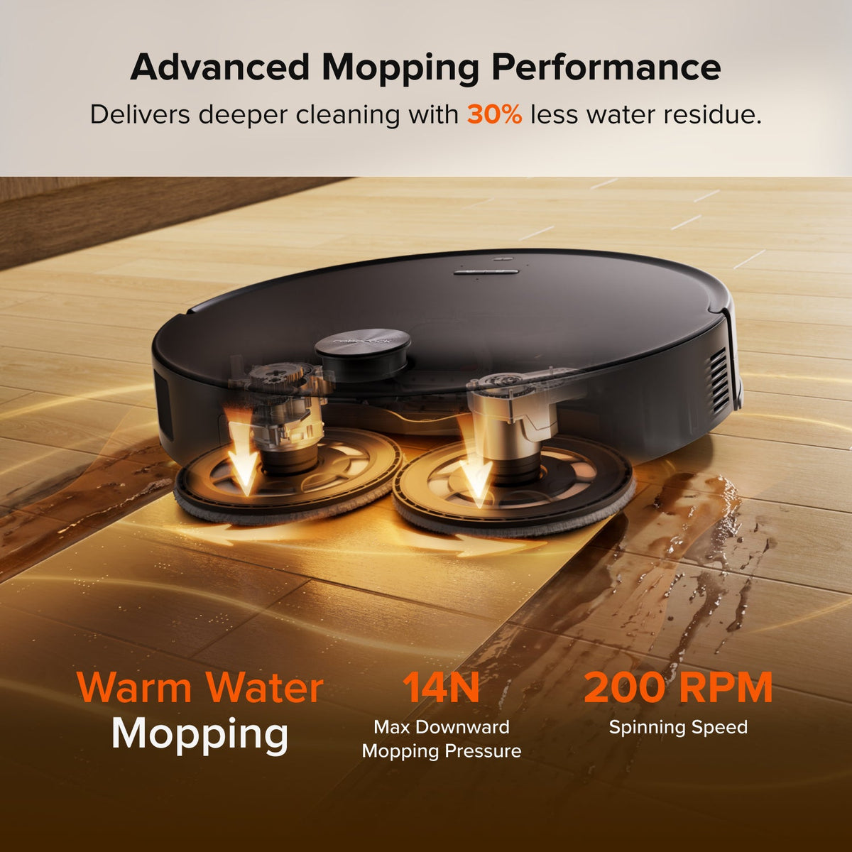 Roborock Saros 20 Neo Robot Vacuum and Mop with Hot Water Mopping & Intelligent Dock